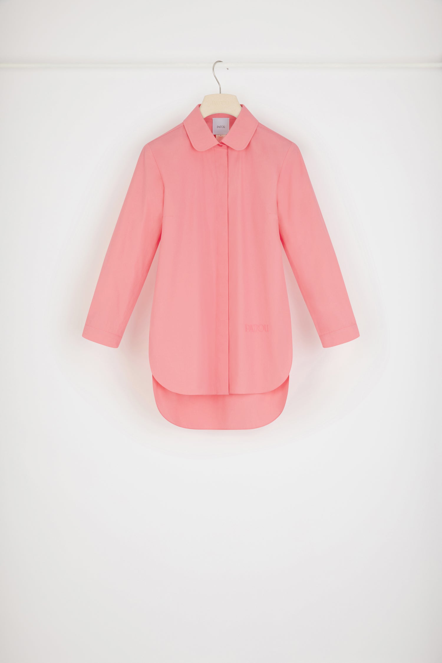 Patou BL020 chemise coton bio Confetti Pink col Claudine