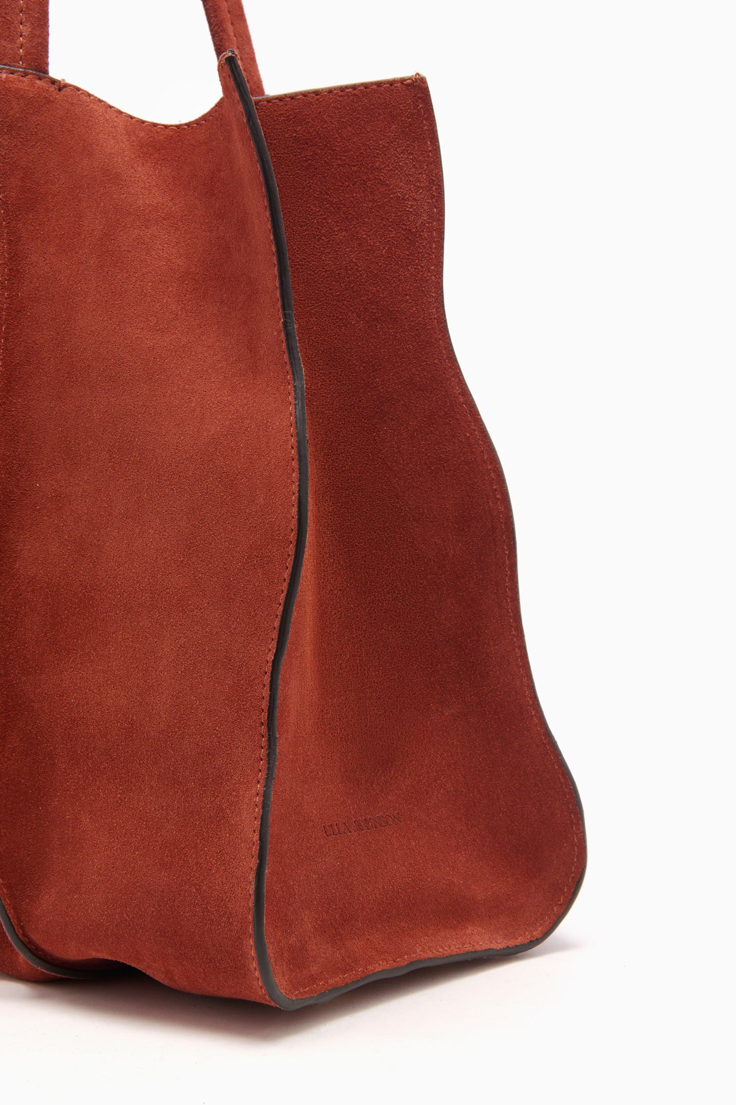 Ulla Johnson Adria sac cabas daim rouille grand