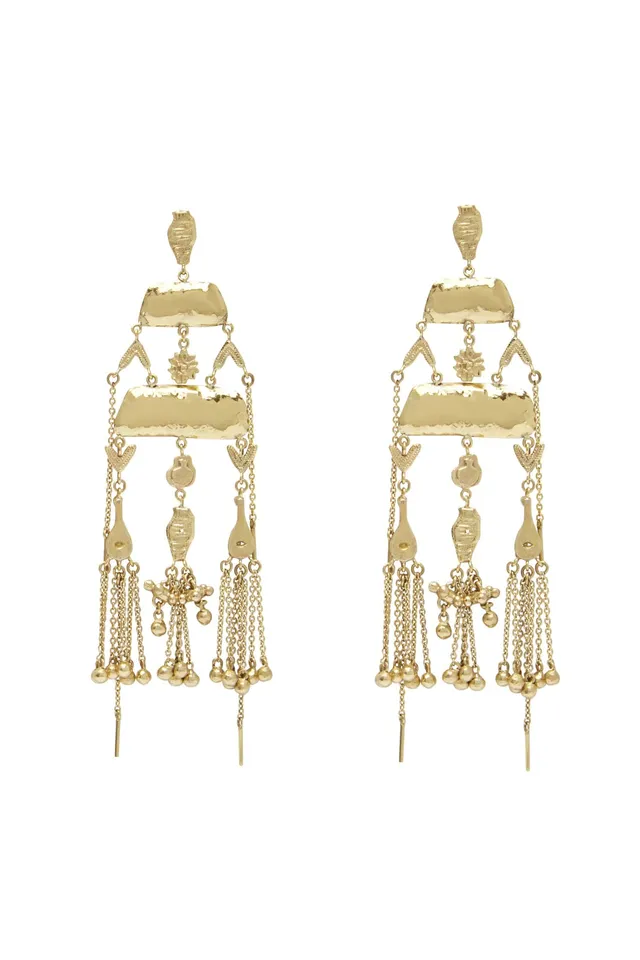 Alemäis Le Jardin boucles pendantes perle fleur
