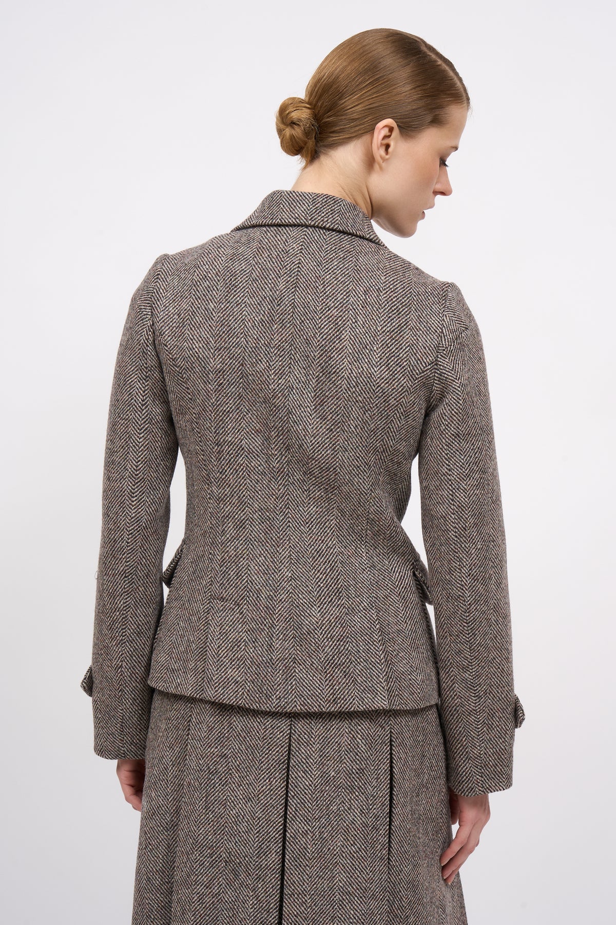 Paul & Joe Hailey veste laine chevron Harris Tweed Tilda