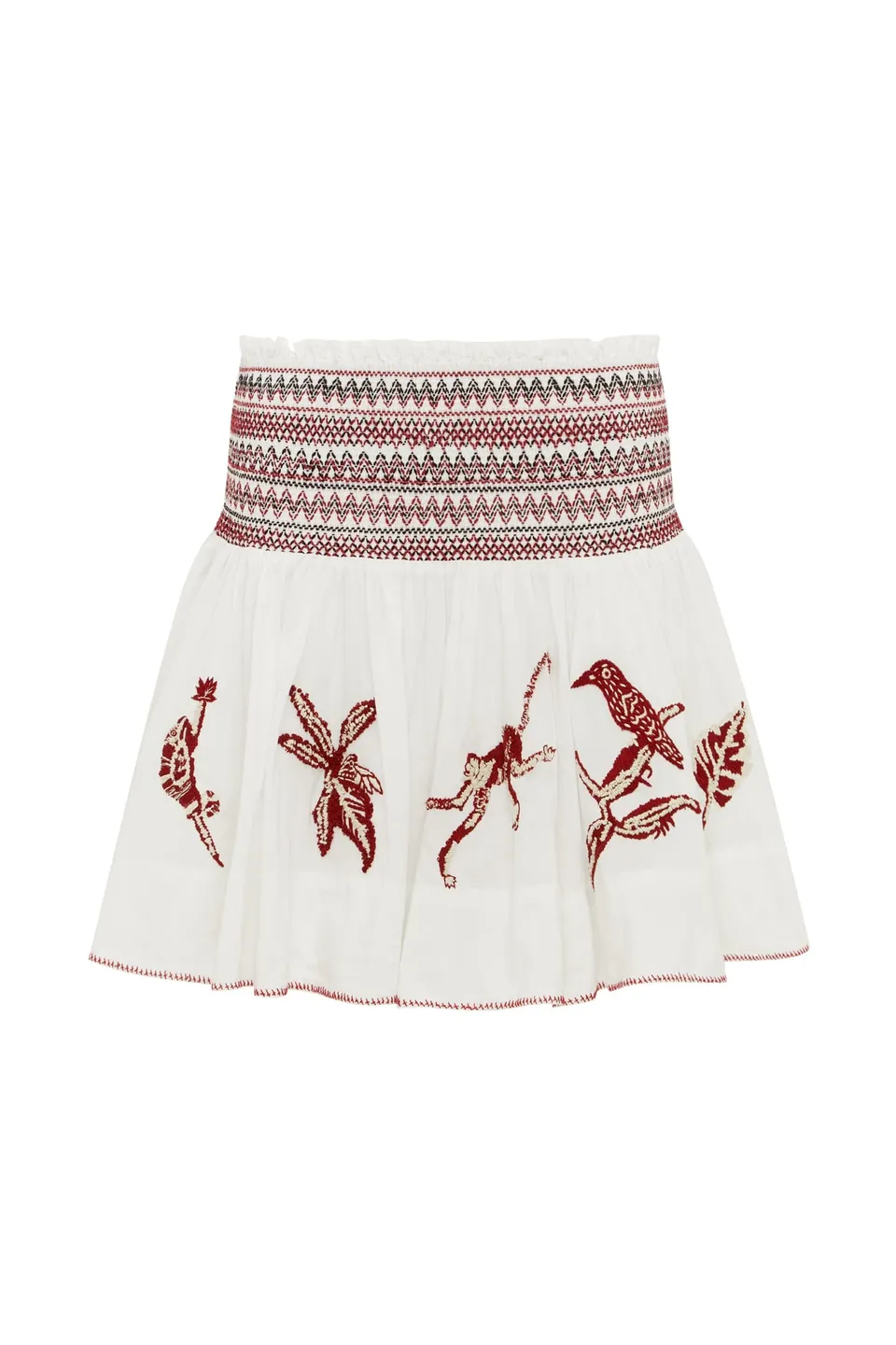 Alemaïs Odie Embroidered jupe mini 8 brodée