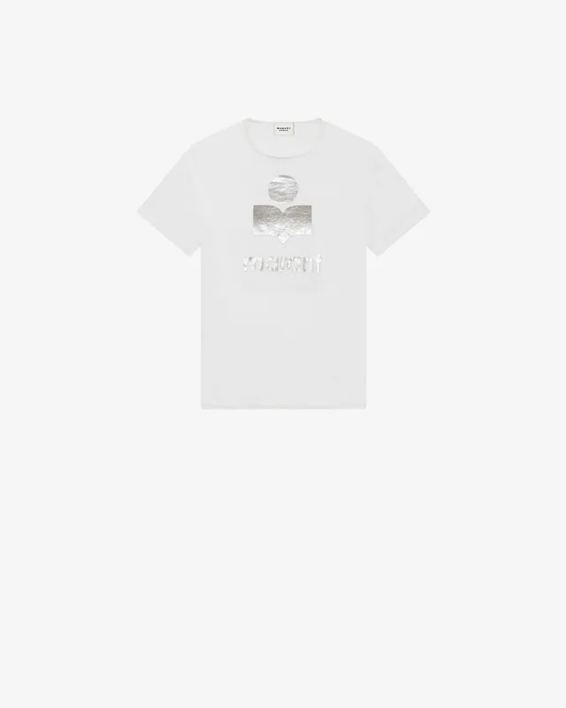 Isabel Marant Zewel t-shirt lin blanc logo XS-XL