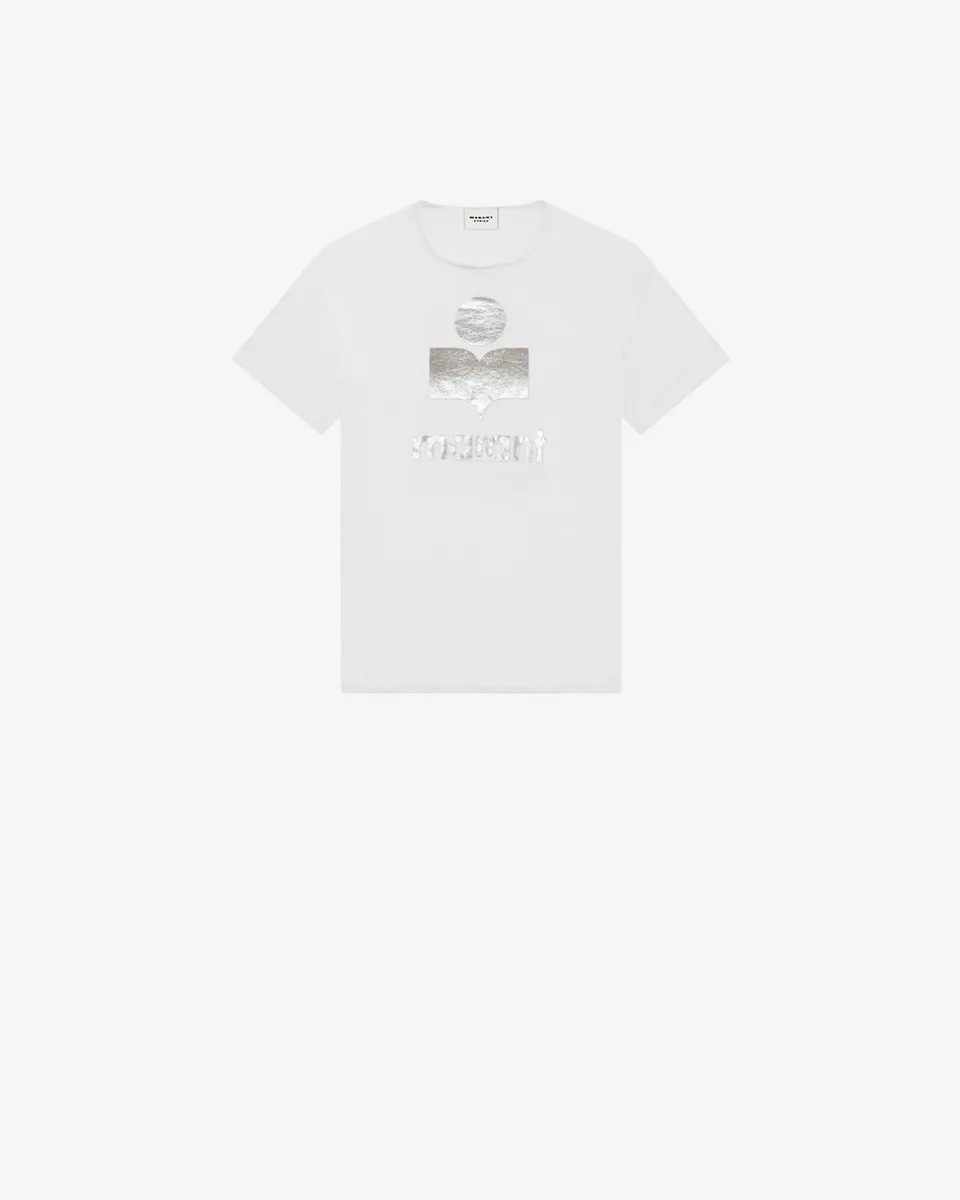 Isabel Marant Zewel t-shirt lin blanc logo XS-XL