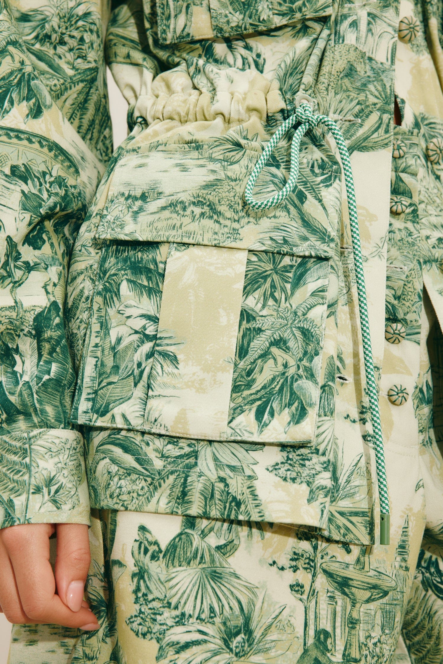 Alemäis Sara Jacket veste coton imprimé jungle
