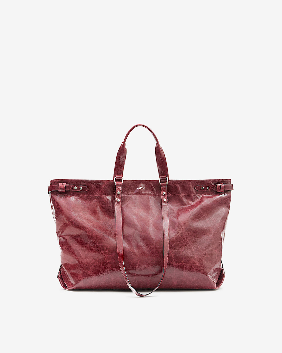 Isabel Marant Winna sac cabas cuir bordeaux 37,5 cm