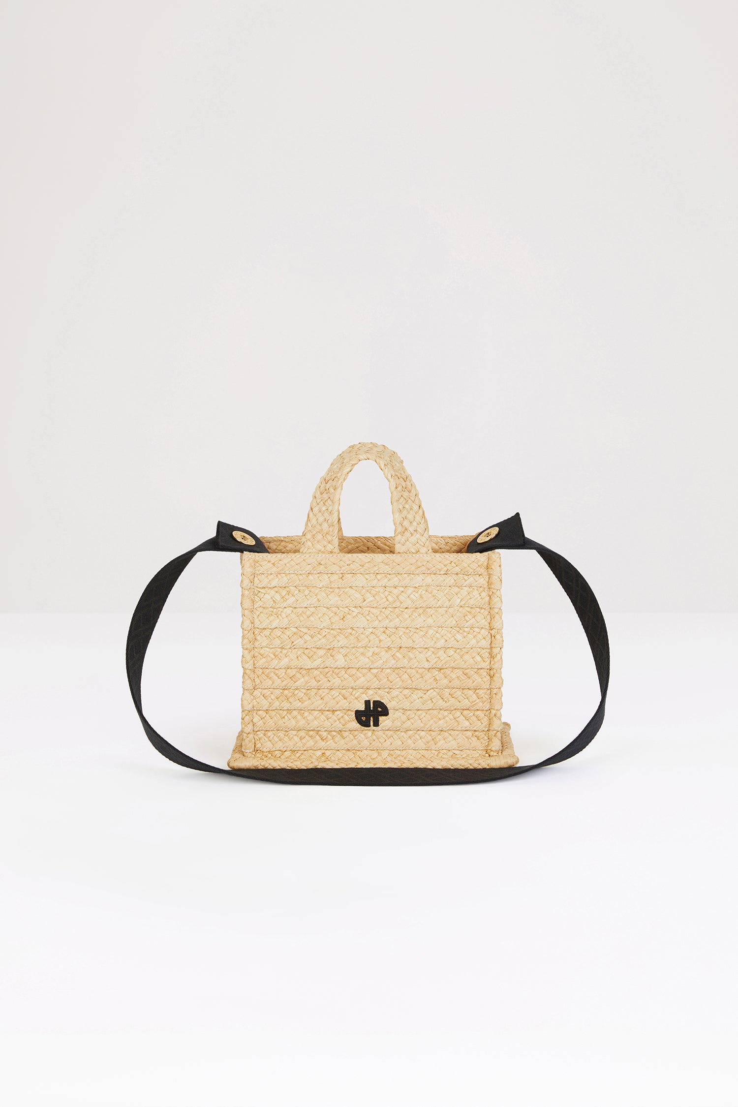 Patou AC0440140102V petit tote vanille raphia