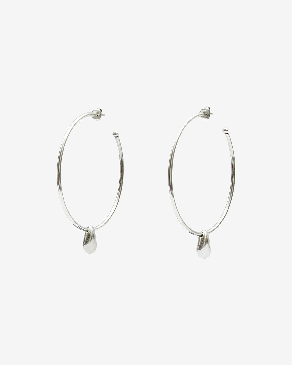 Isabel Marant Shiny Day boucles oreilles argent 7 cm