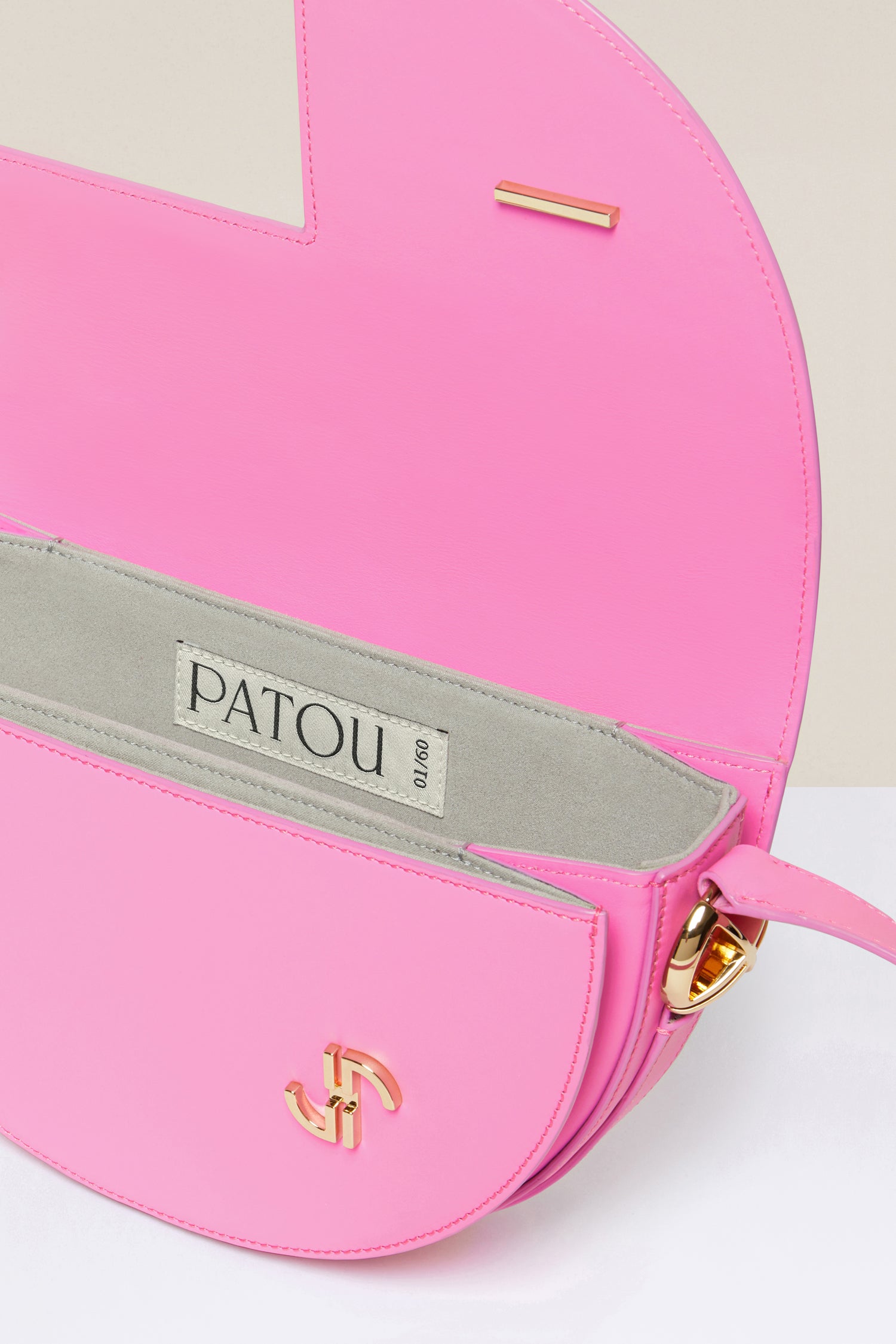 Patou Le Patou P22BA0015003451P sac cuir peony rose