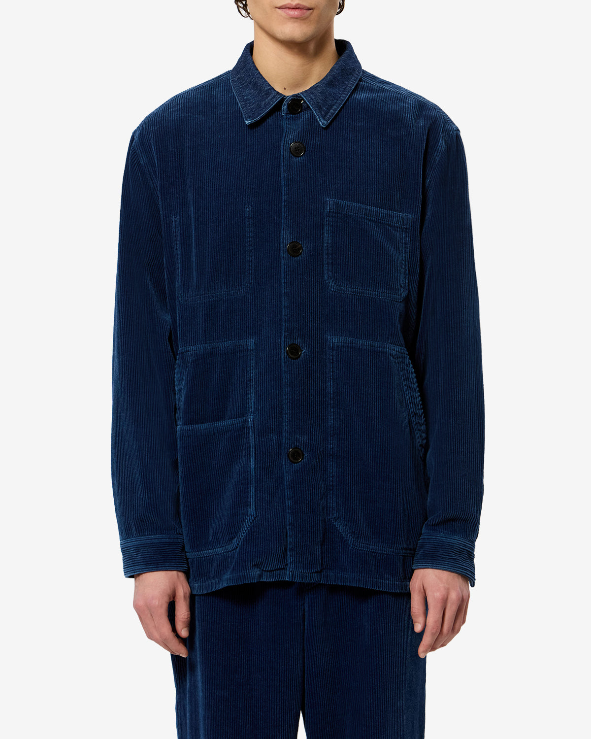 Isabel Marant Arzur VE0778HA veste velours bleu indigo