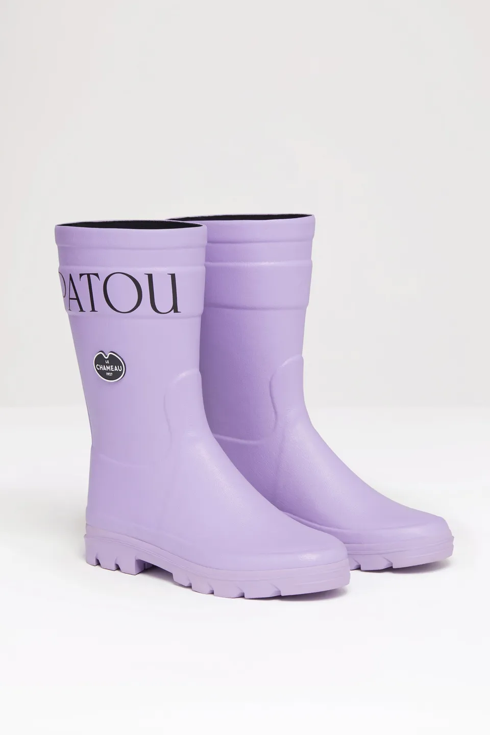 Patou FO010 bottes caoutchouc lavande mi-mollet Le Chameau
