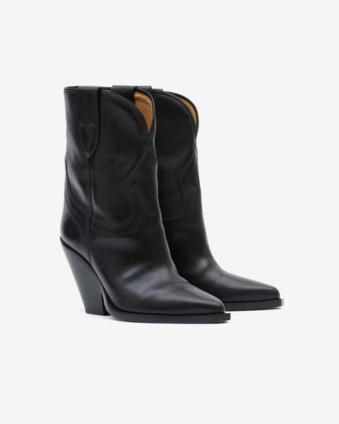 Isabel Marant Leyane BO0004FA-A1A04S bottes noir cuir