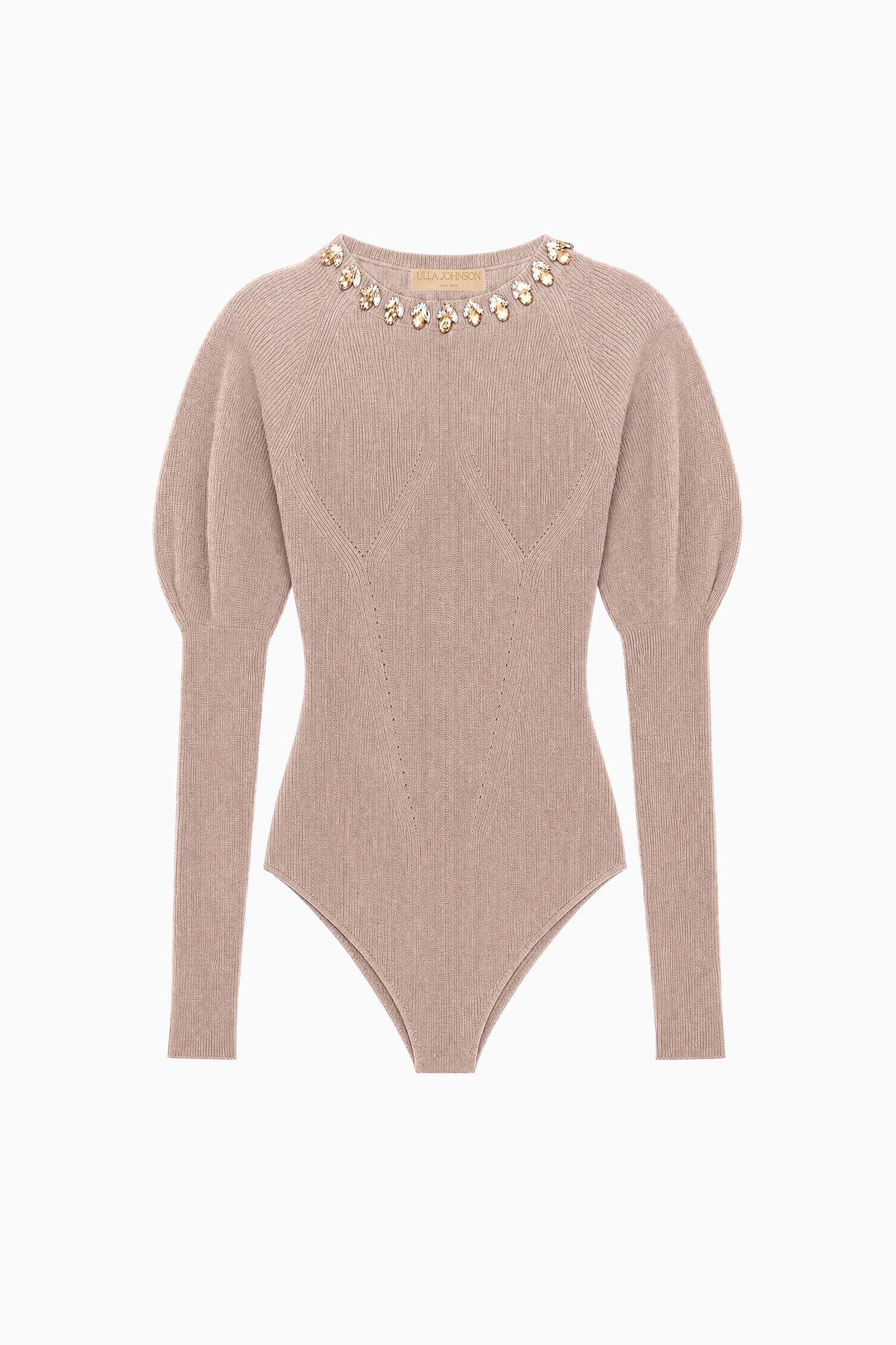 Ulla Johnson Imara FA260776 body laine Pebble gris