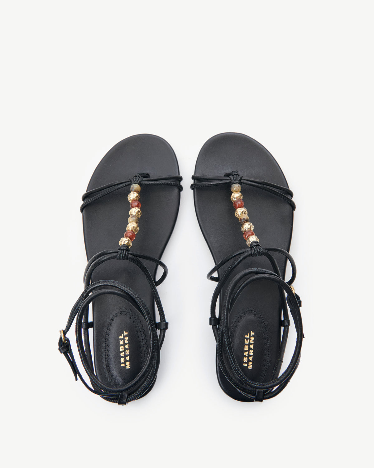 Isabel Marant Yctoria sandales cuir noir 37