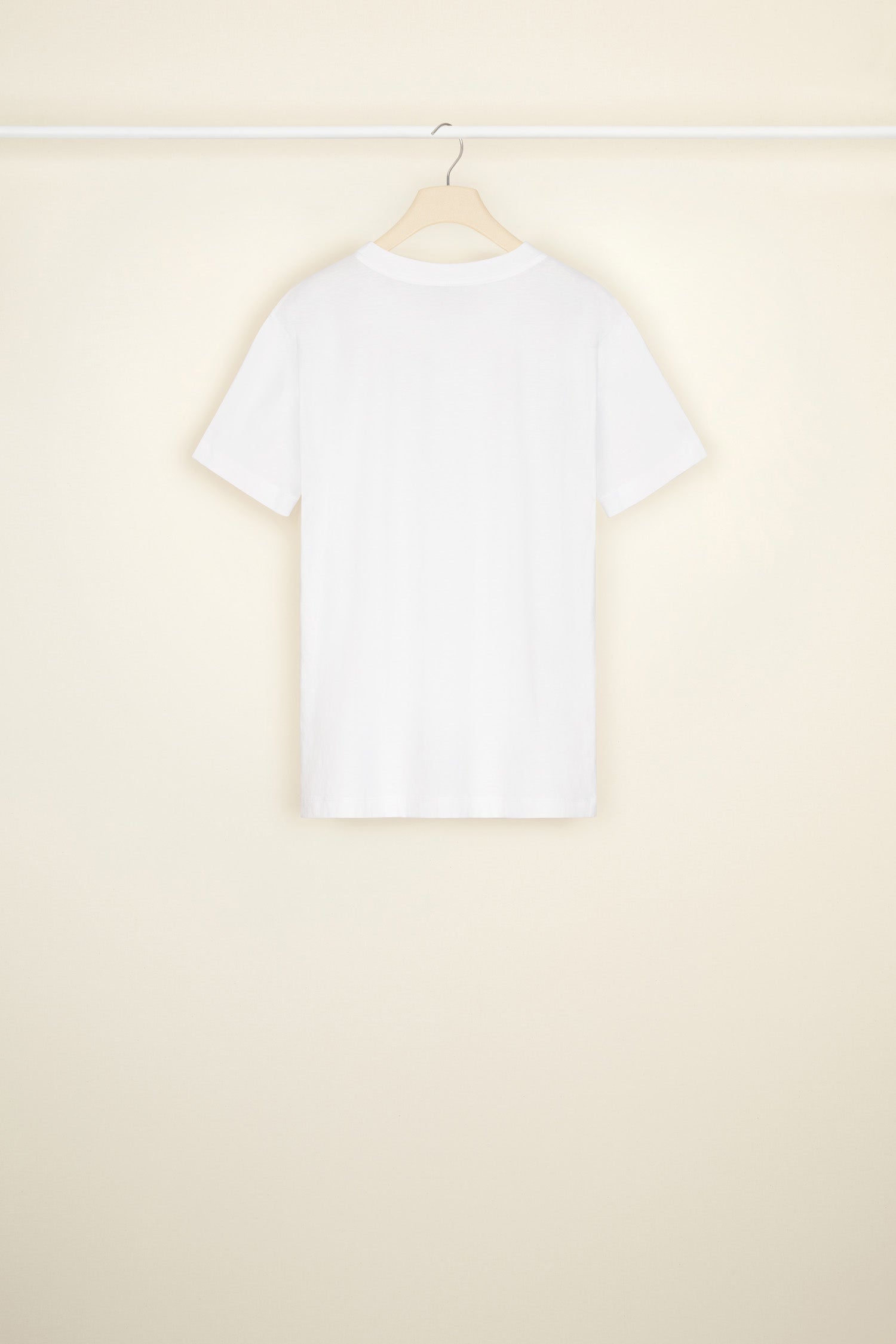 Patou JE010 t-shirt coton bio brodé blanc