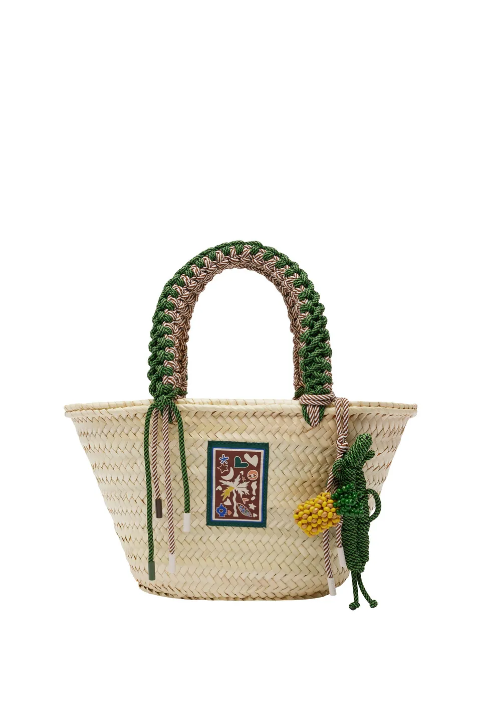 Alemais Macrame Midi panier palmier taille unique