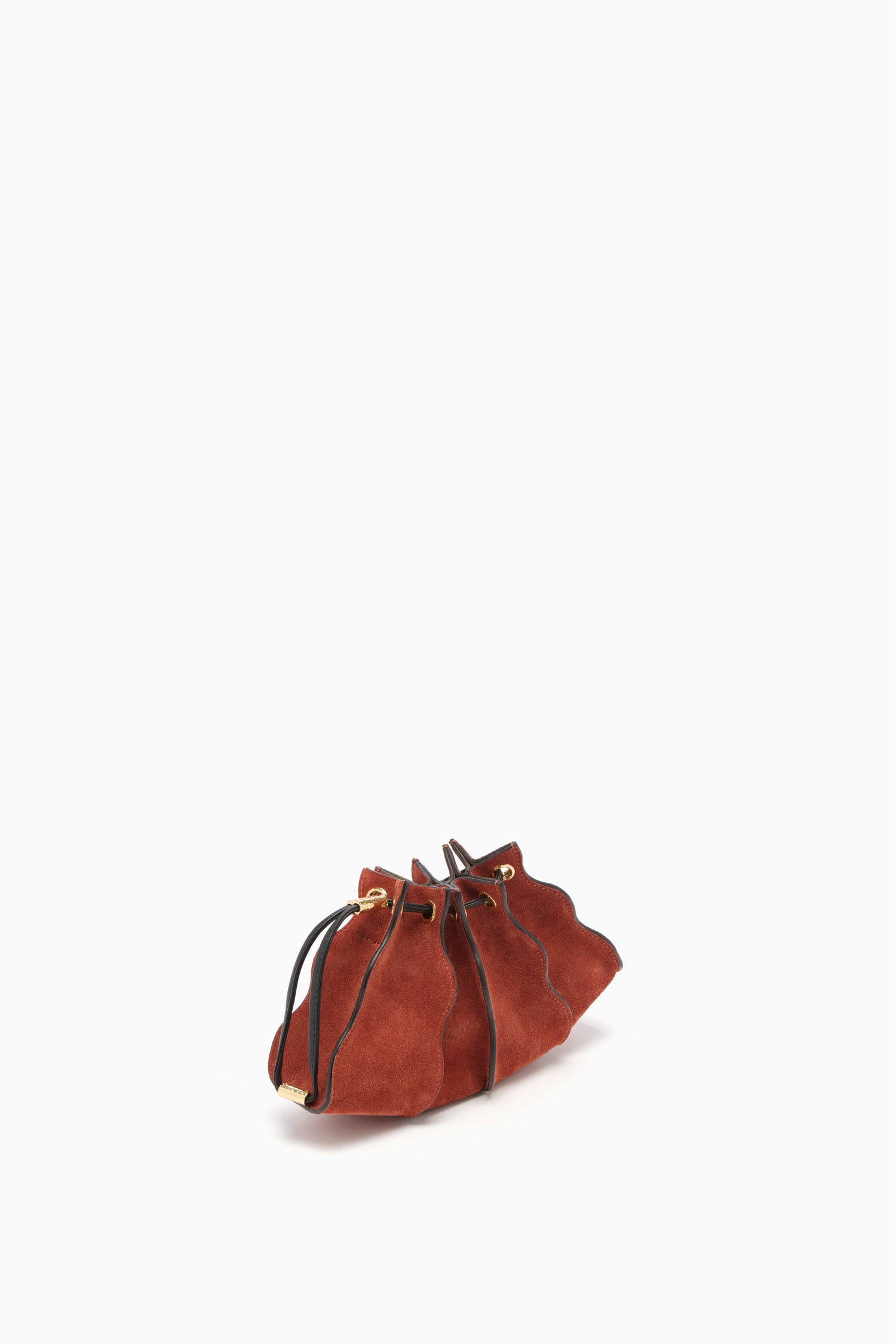 Ulla Johnson Adria Small Crossbody sac rouille daim