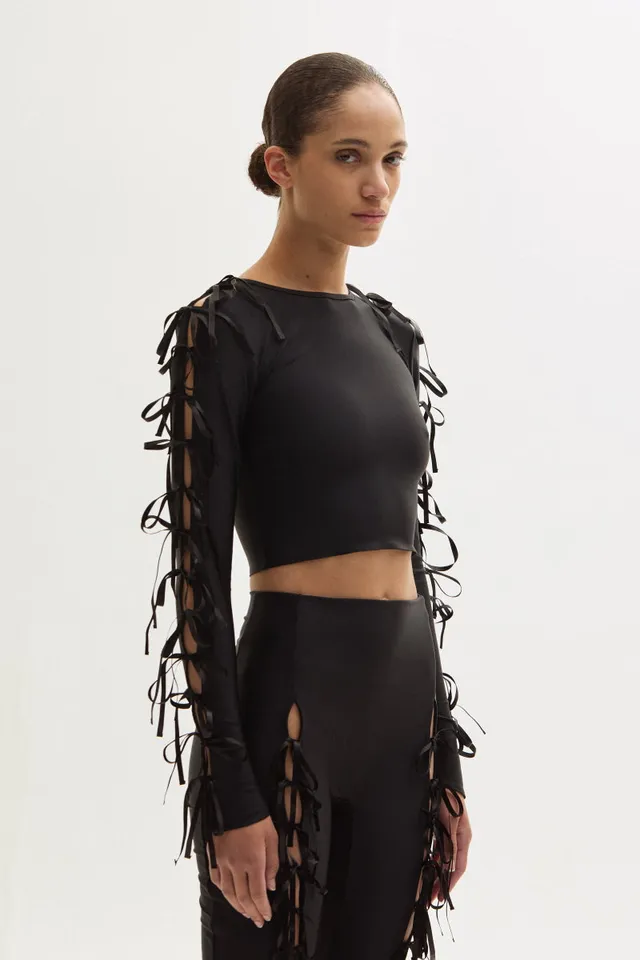 ATU Body Couture Connection Top crop top S satin