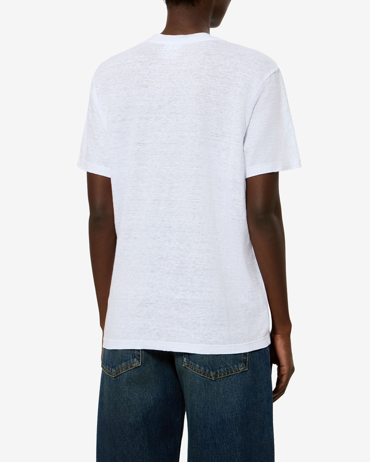 Isabel Marant Zewel TS0001FB t-shirt blanc-doré