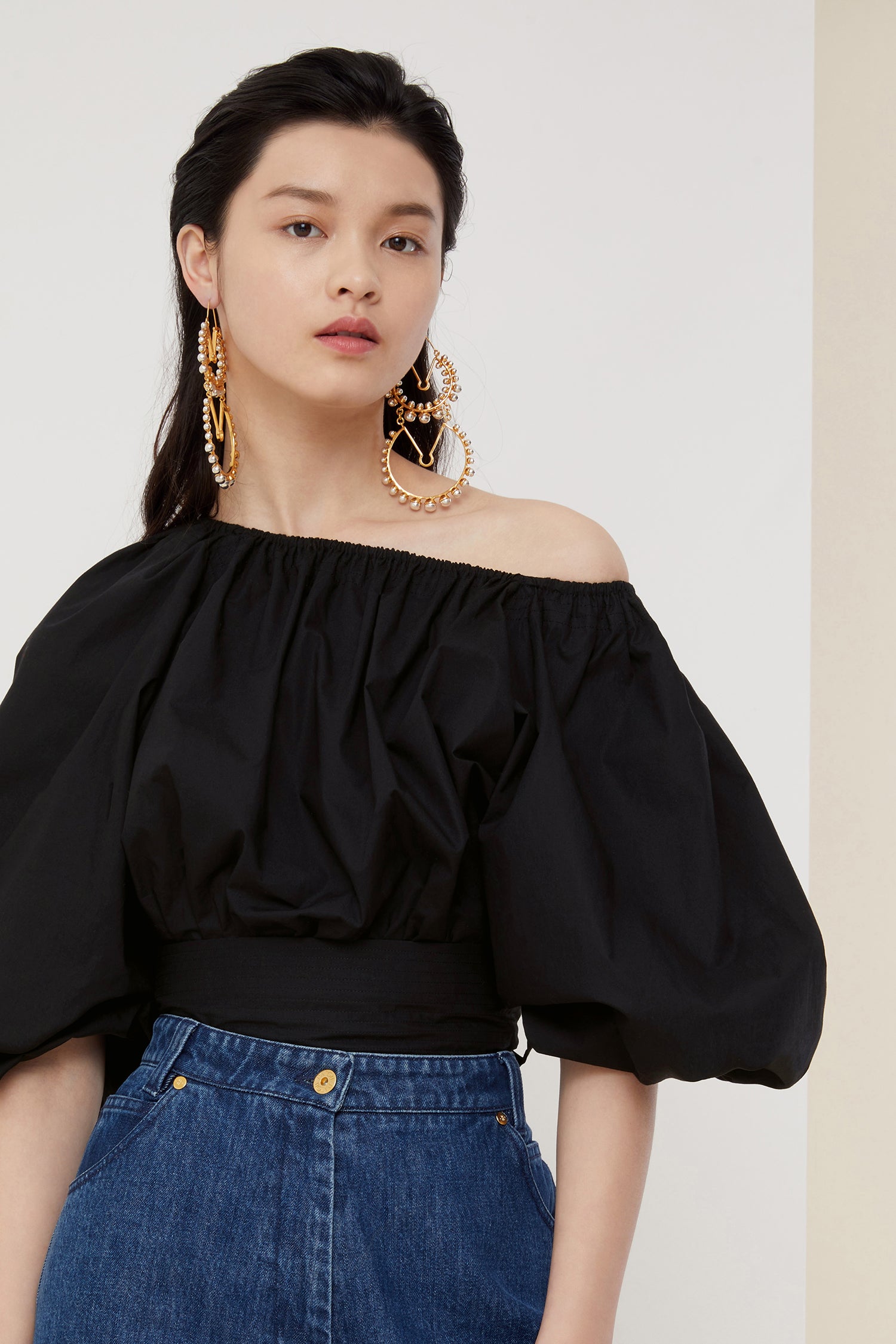 Patou Jewellery JW0081000298S boucles d'oreilles doré perles TU