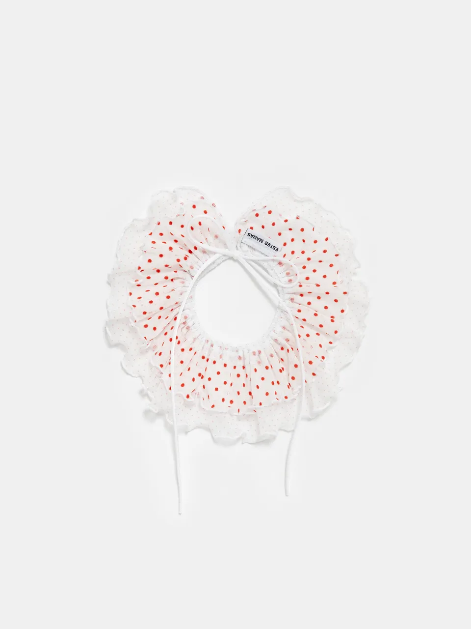 Ester Manas Mini Manas Removable Mesh Collar col dots