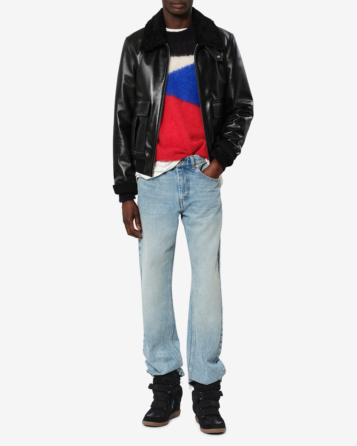 Isabel Marant Bekett Man baskets noir compensées