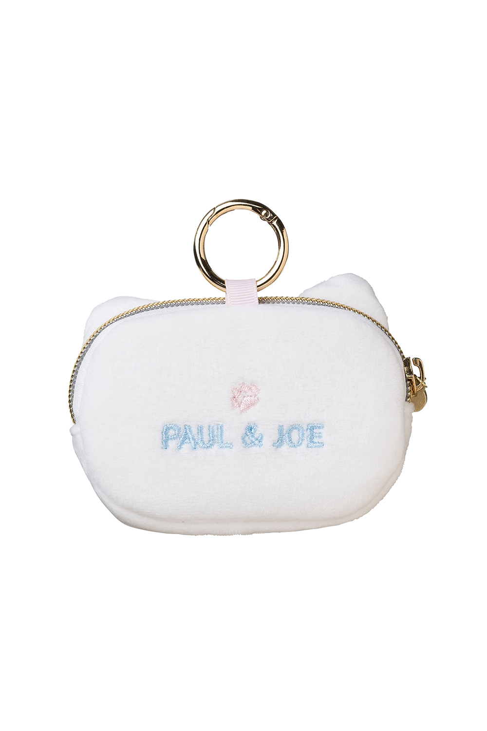 PAUL & JOE Gipsy M pochette blanche tête de chat 11 cm