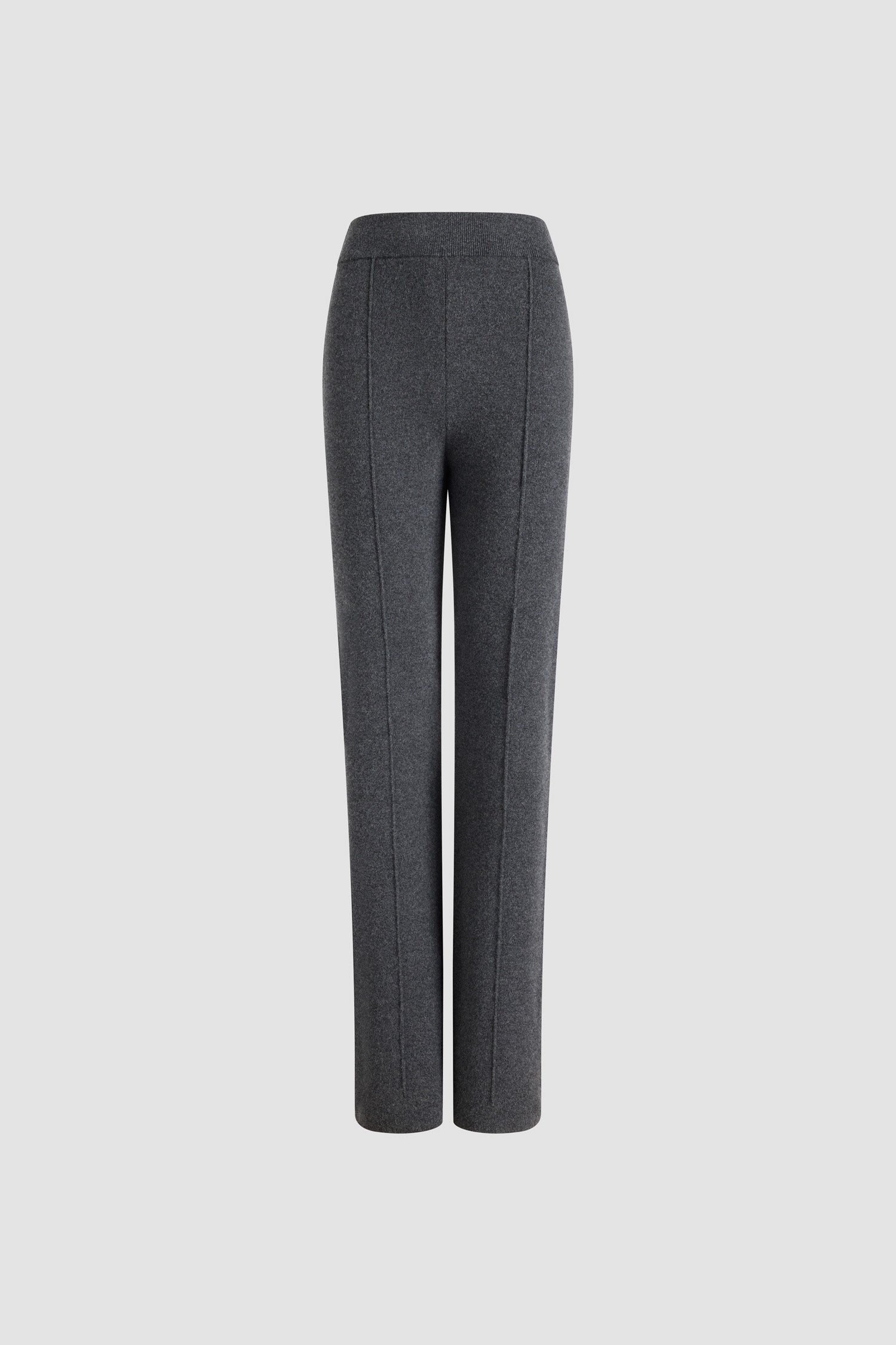 Patou KN299 pantalon droit laine cachemire gris