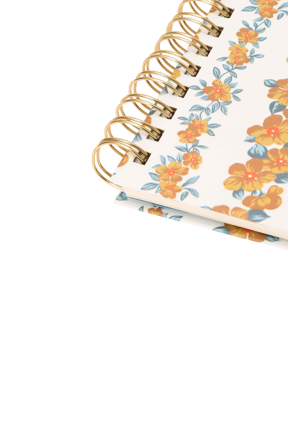 Paul & Joe carnet A5 imprimé floral beige ligné
