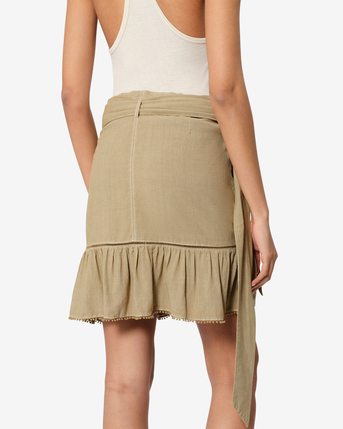 Isabel Marant Mempster mini-jupe bronze