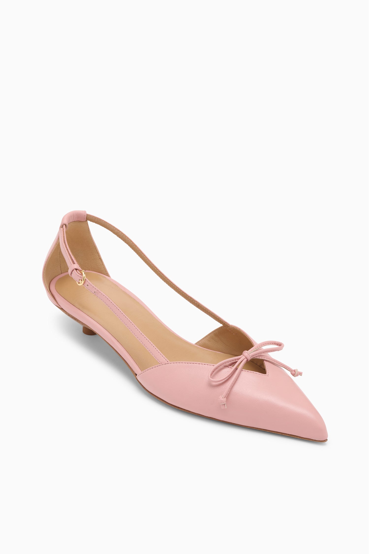 Ulla Johnson Bow Slingback escarpins Seashell talon 25 mm