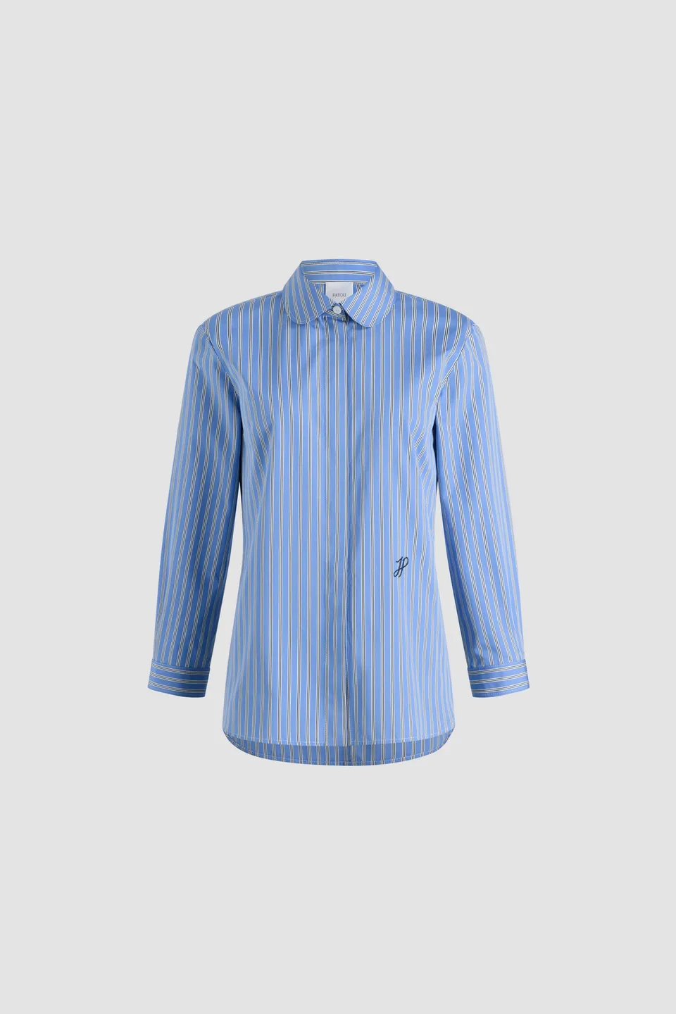 Patou Tops BL039 chemise coton bleu heritage 38