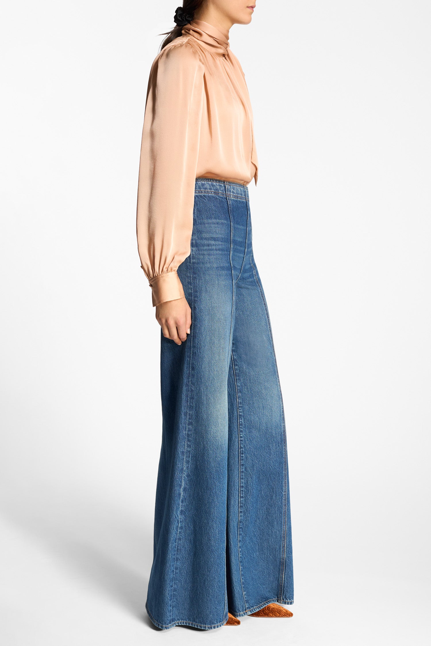 Ulla Johnson Bianca jean large Danube coton indigo