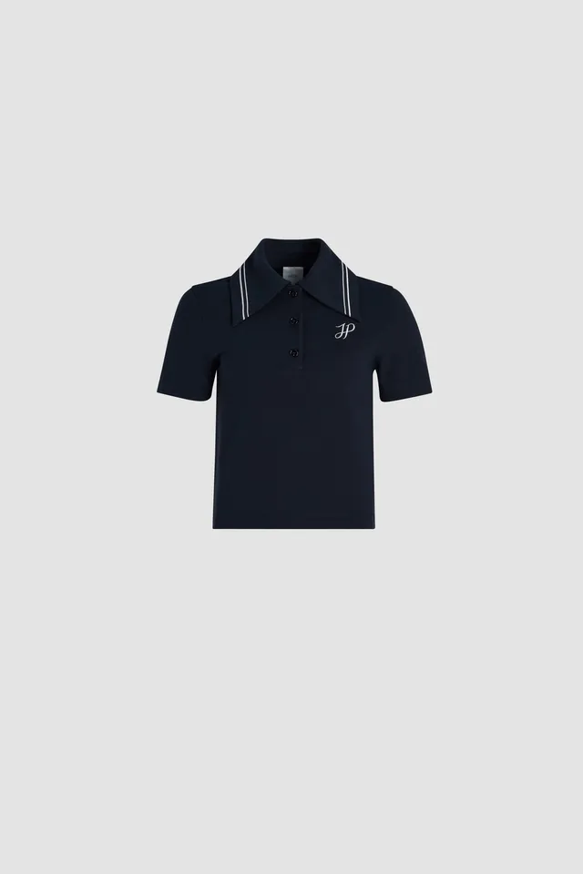 Patou JE1429975699N polo piqué Navy Black coton bio