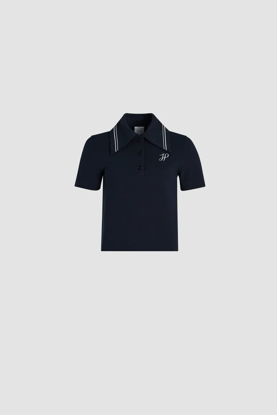 Patou JE1429975699N polo piqué Navy Black coton bio