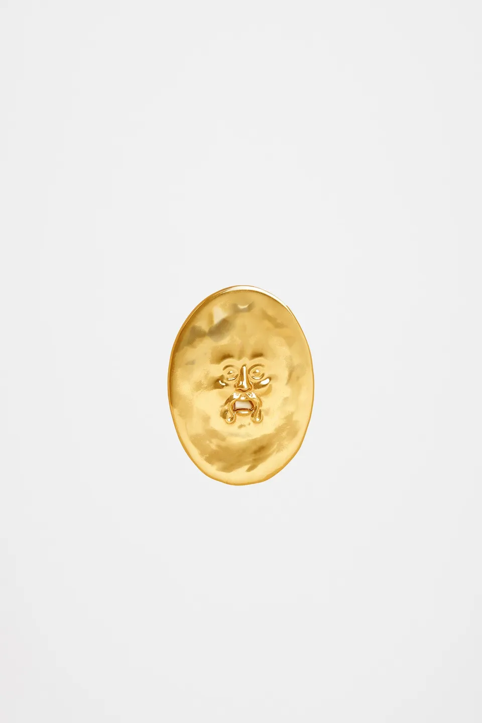 Patou H20JW0201001299G broche visage Gold