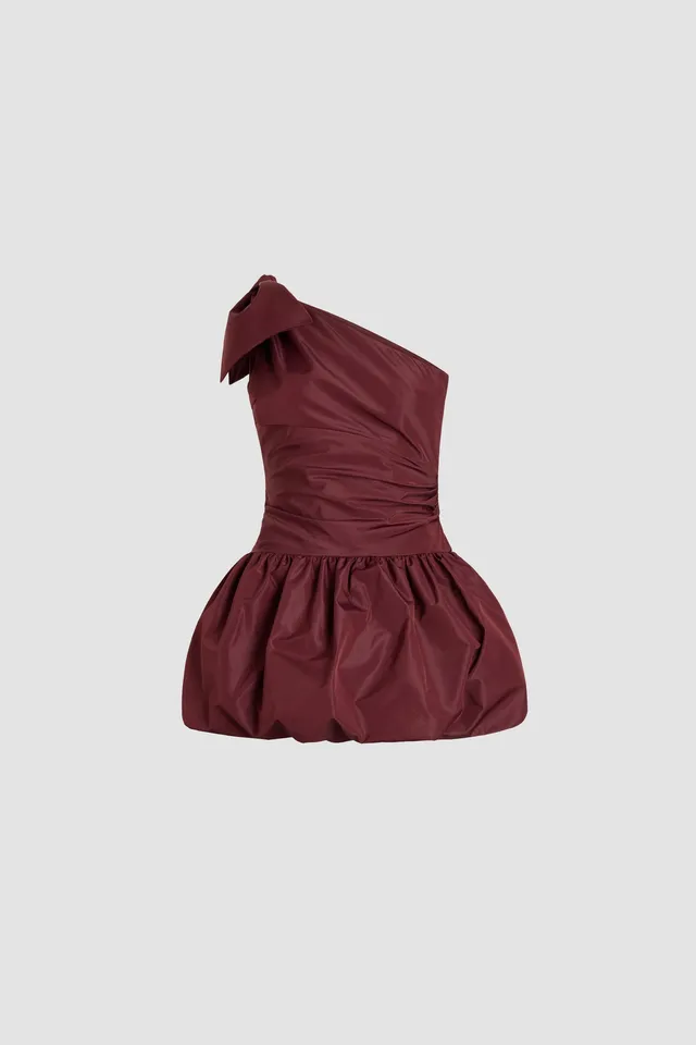 Patou DR211 robe mini asymétrique Vignola polyester recyclé