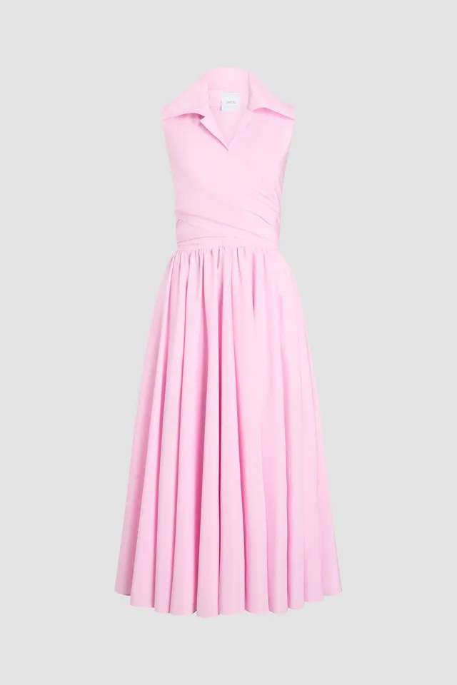 Patou DR2230011457P Robe midi faille primrose pink