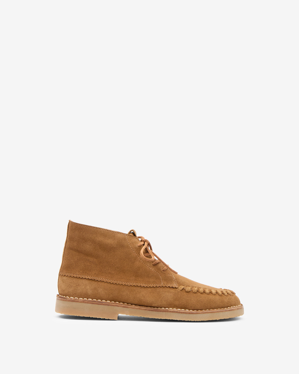 Isabel Marant Dersee mocassins cognac cuir velours
