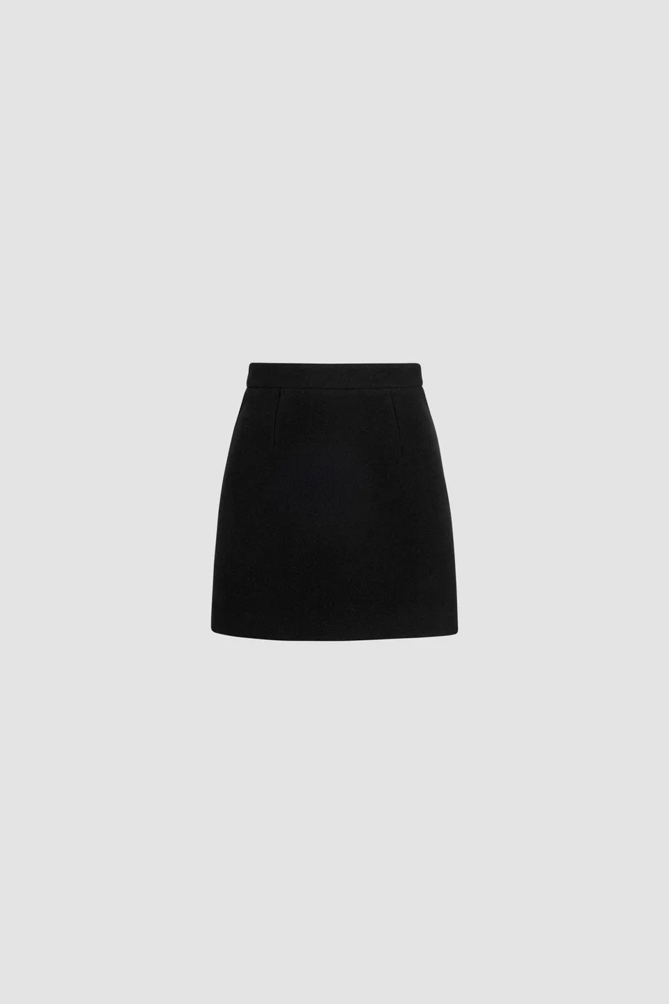 Patou SK0720183999B mini jupe laine noire
