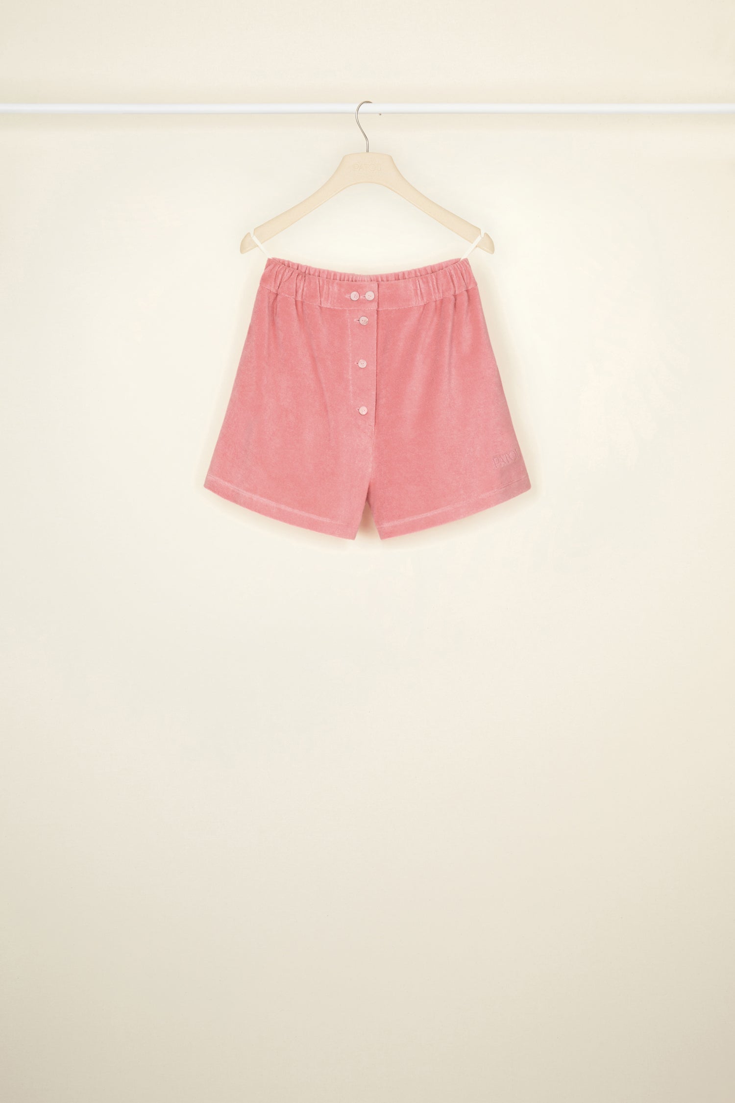 Patou JE040 short boxer éponge coton rose Antique Pink