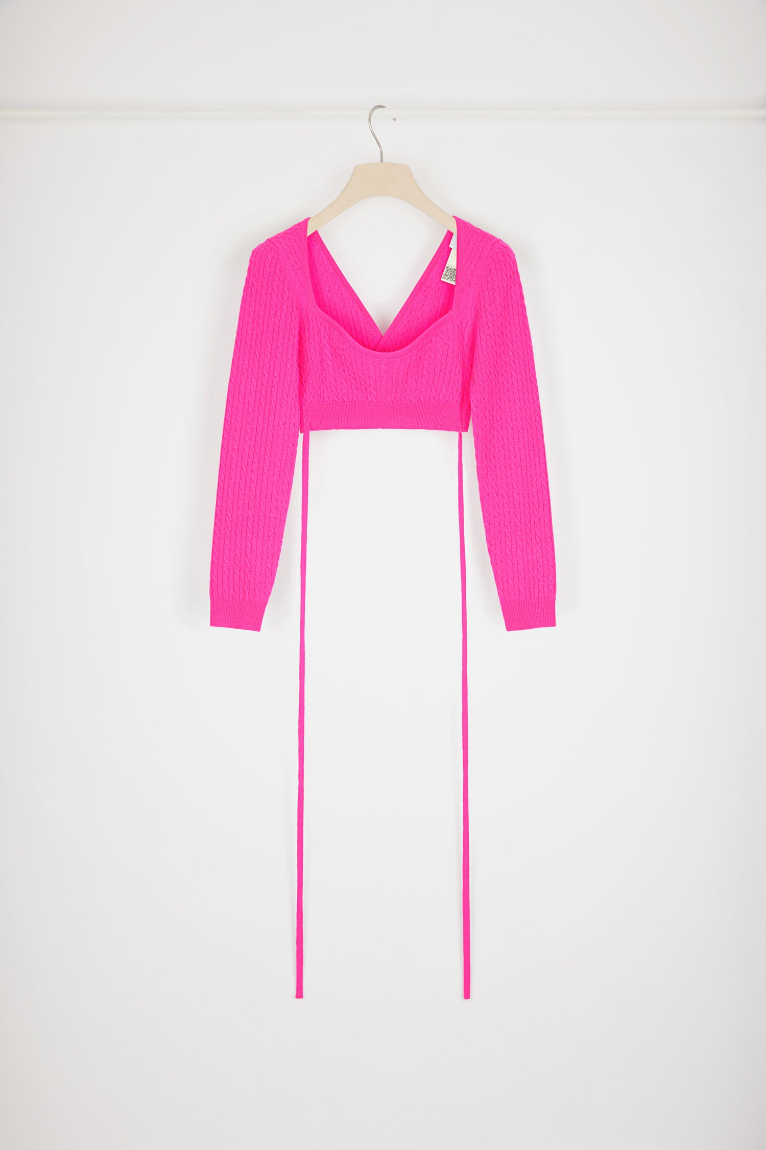 Patou Knitwear KN1228041453B top maille rose begonia M