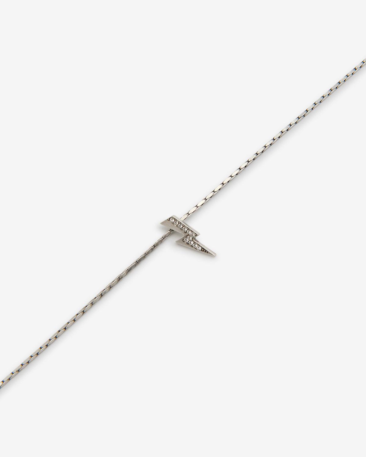 Isabel Marant Flash collier argenté pendentif éclair