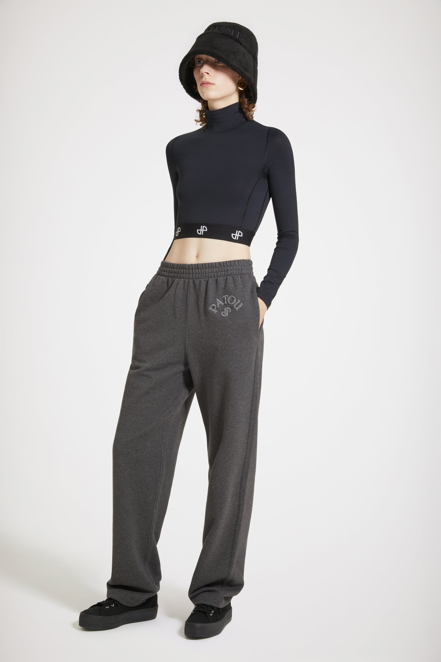 Patou Bouclette JE090 jogging coton bio Graphite