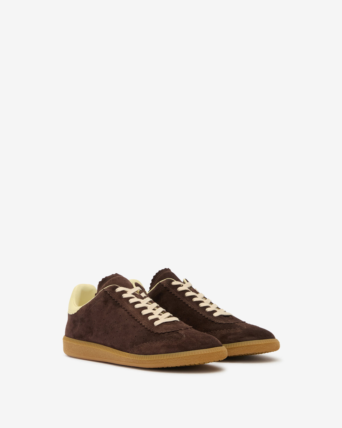 Isabel Marant Brycy BK0008HA baskets chocolate cuir