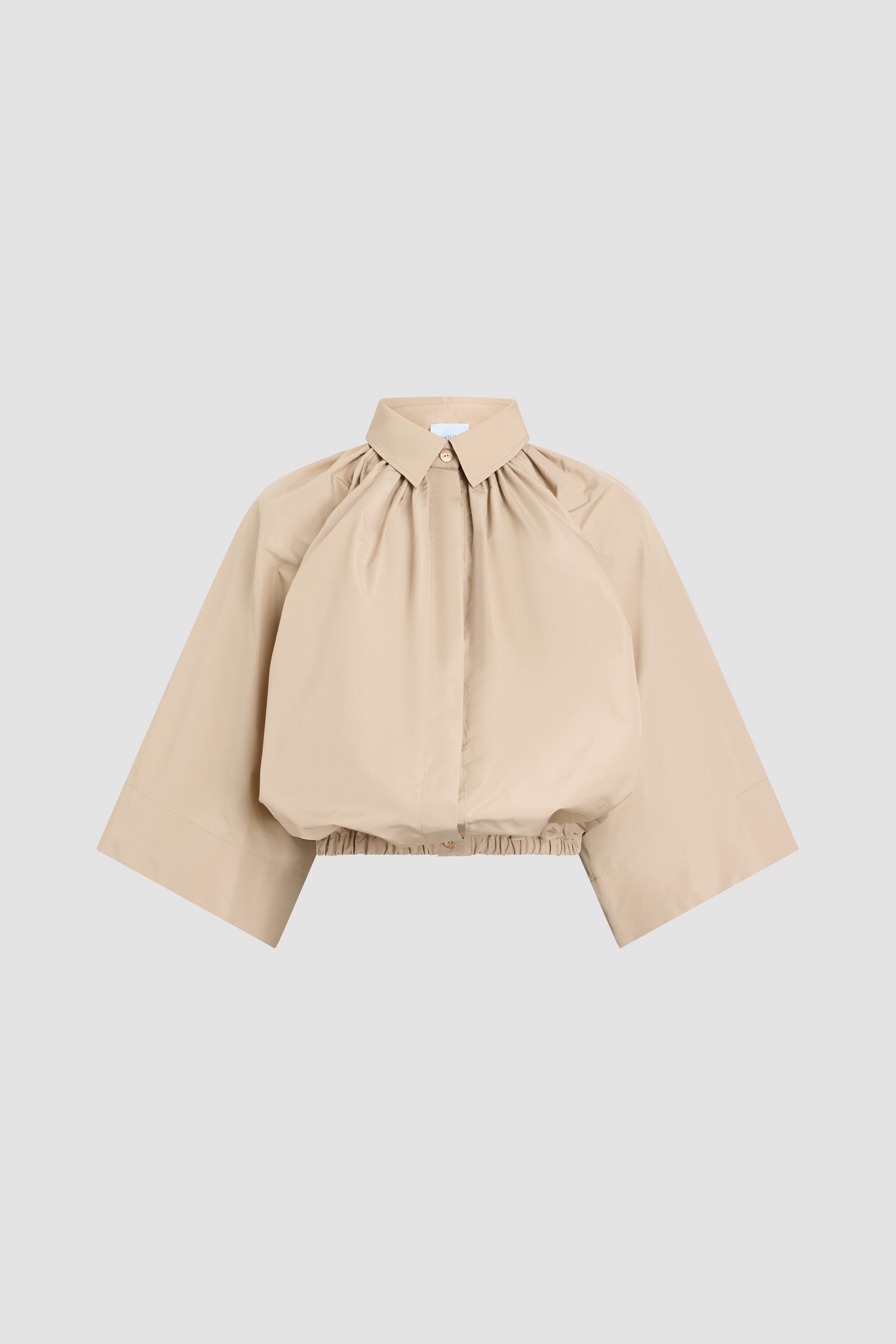 Patou P26BL0610011125B blouse Dune faille volumineuse