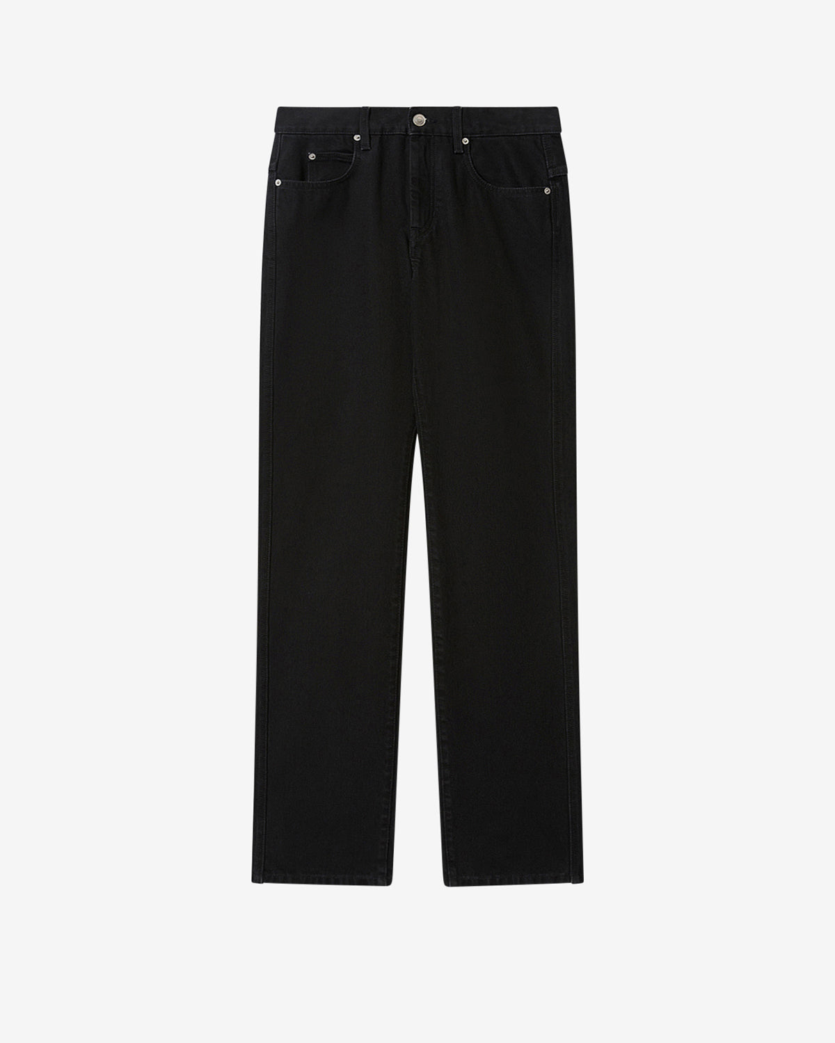 Isabel Marant Lewys jean noir délavé coupe fitted