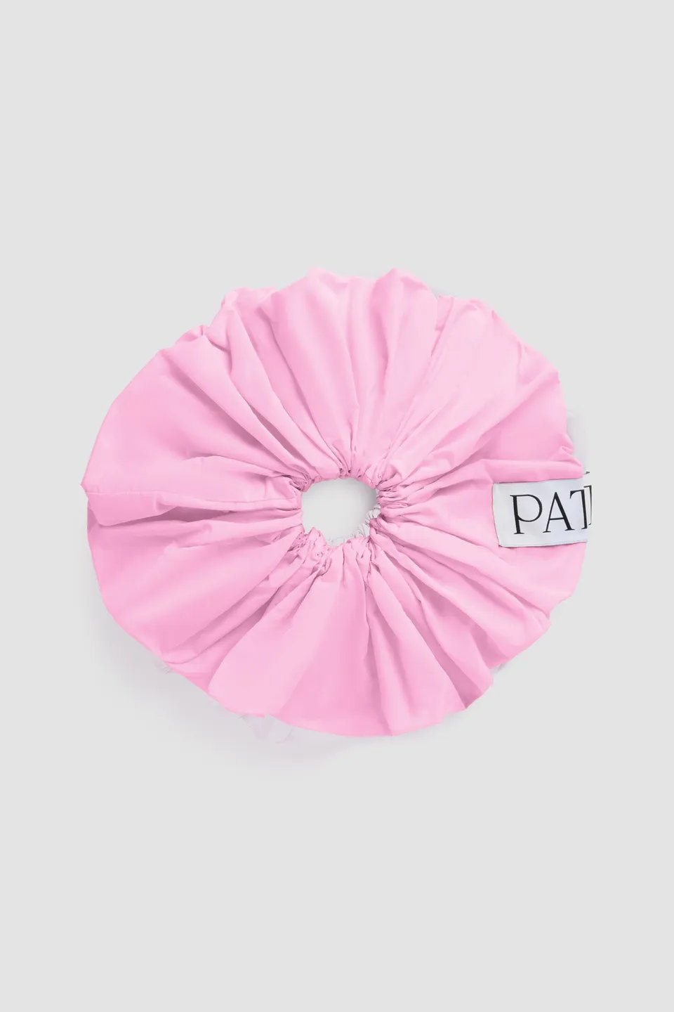 Patou AC059 chouchou maxi rose primrose faille recyclée