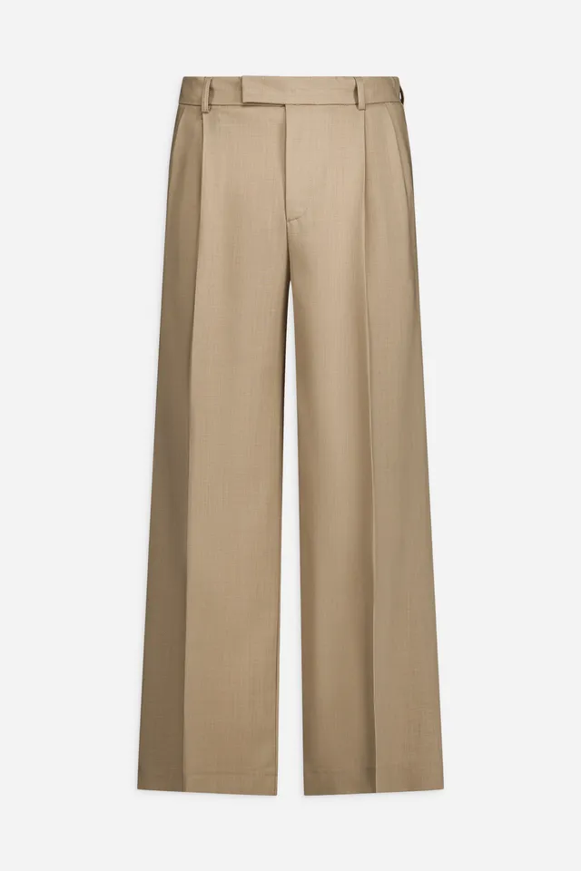Paul & Joe Julio pantalon loose beige laine vierge