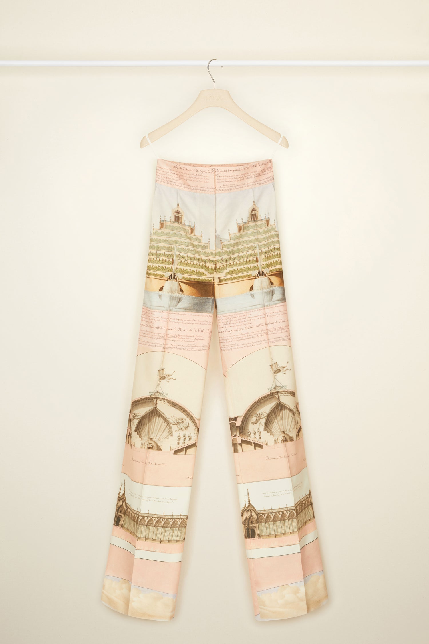 Patou P22TR01701205040 pantalon coton Amour Island