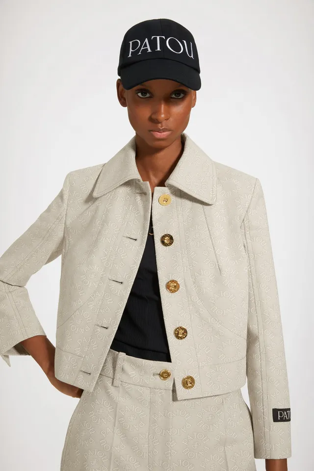 Patou JA029 veste tailleur jacquard Medallion